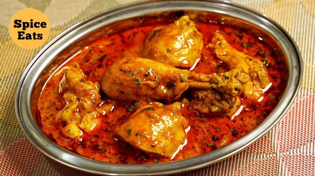 ⁣dhaba style masala chicken