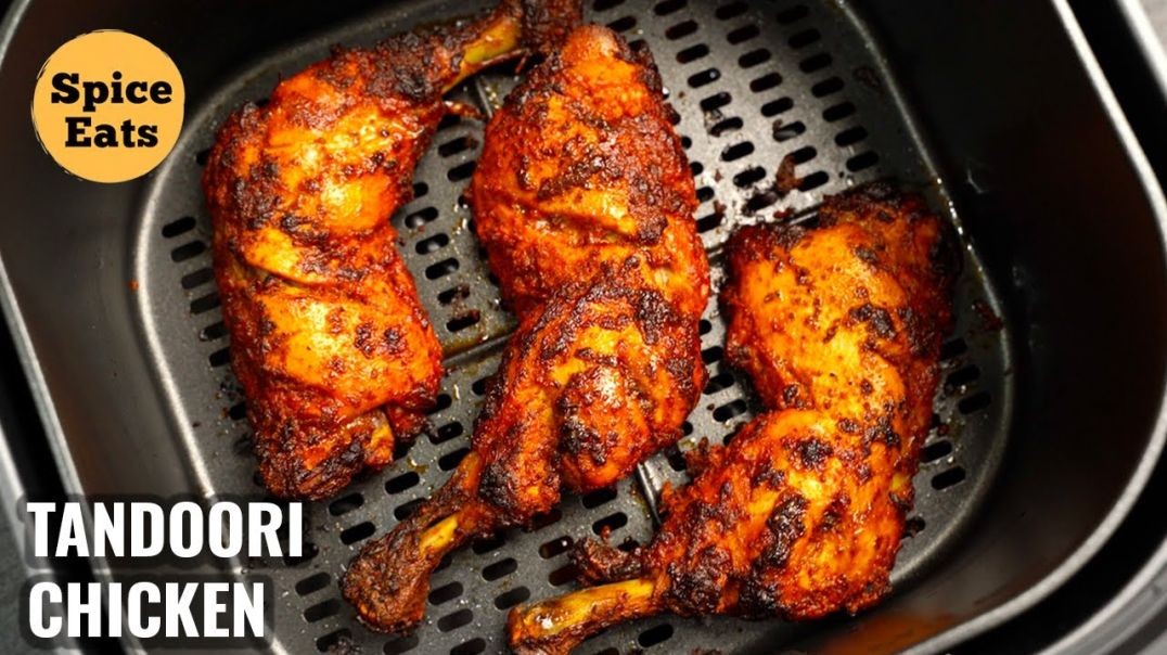 ⁣air fryer tandoori chicken restaurant style
