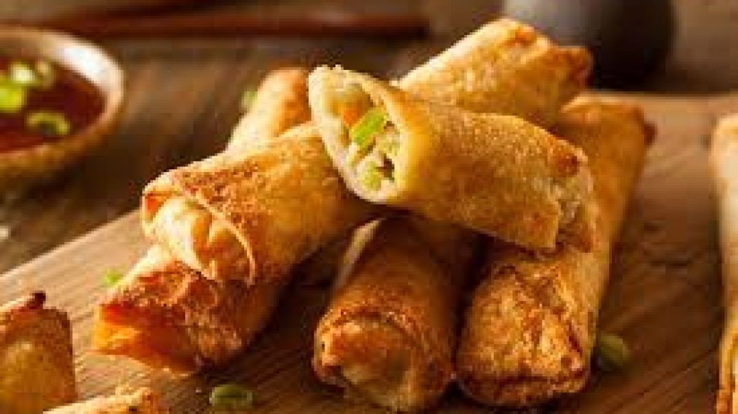 ⁣Miniature Chicken Spring Rolls _ ASMR _ Mini Real Cooking _ Chicken Recipes _ The Tiny Foods