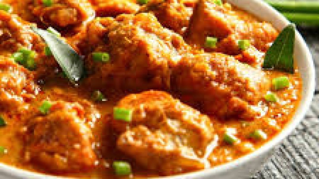 ⁣Cocount chiken curry