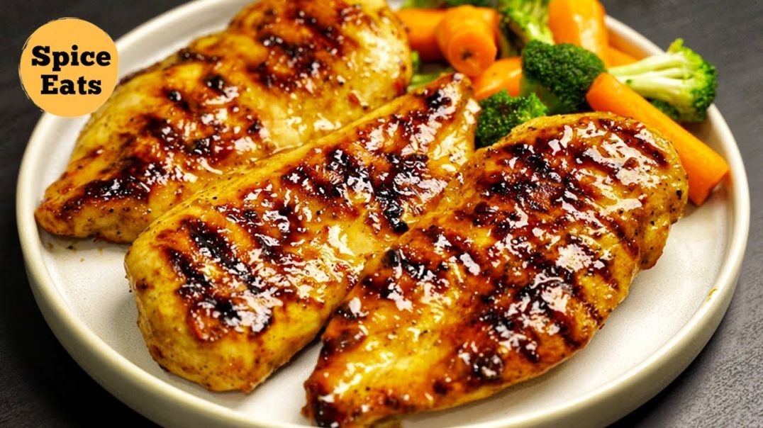⁣asian style grilled chicken