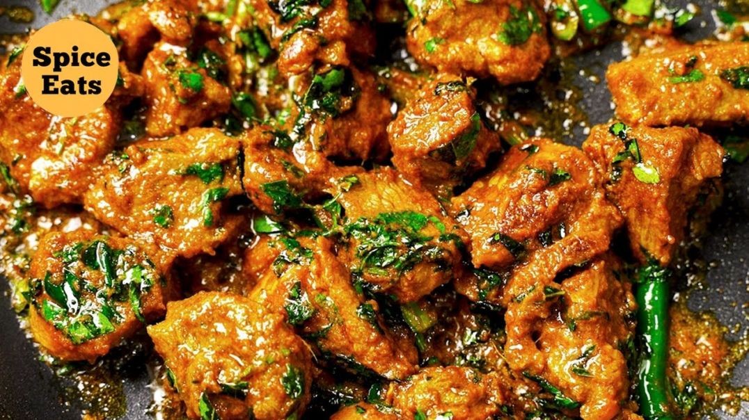 ⁣hyderabadi mutton fry recipe