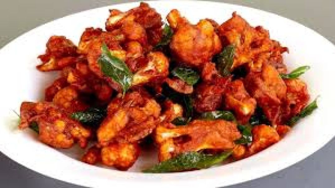 ⁣Crispy Cauliflower Fry Recipe + Gobi Fried Rice _ How To Make Street Style Gobi 65 _ The Tiny Foods