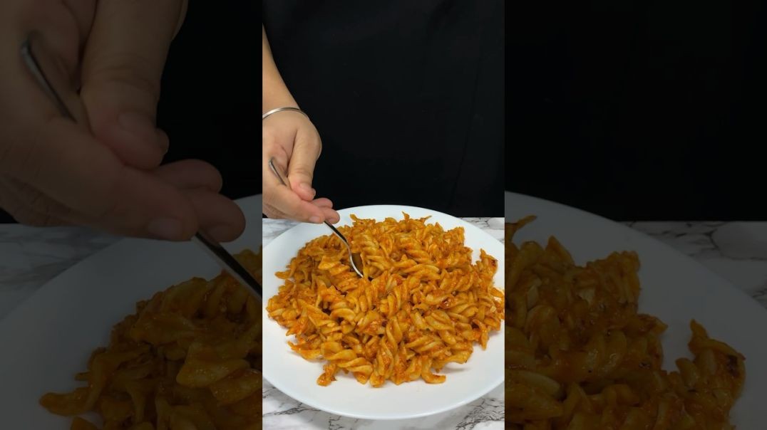 ⁣red-sauce-pasta-asmr-cooking-shorts-asmr-food-cooking-indianasmrworld-pasta-redsaucepasta-1080-ytsho