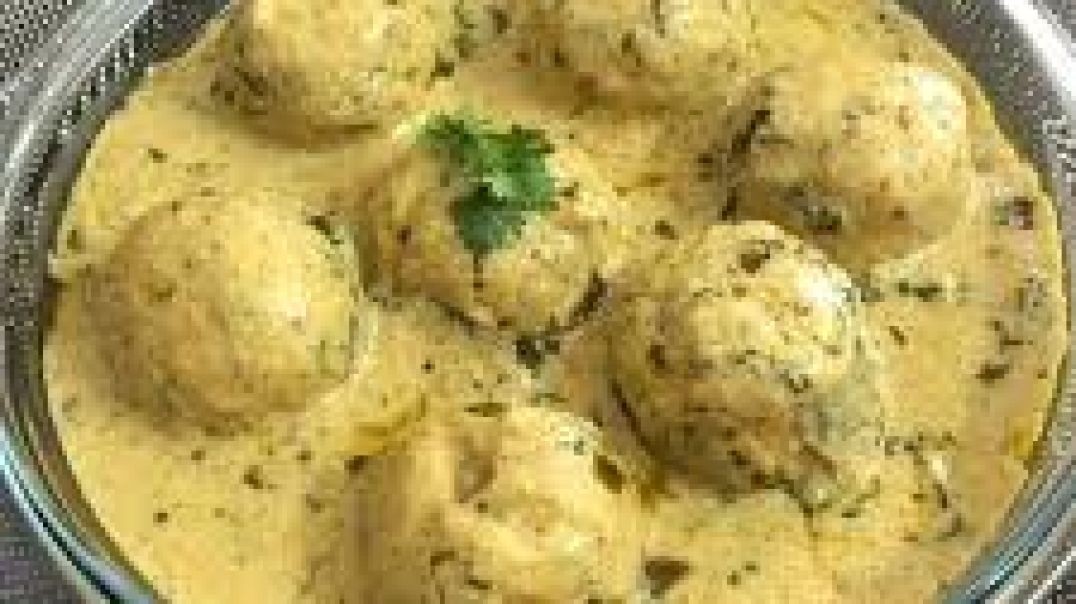 ⁣chicken malai kofta