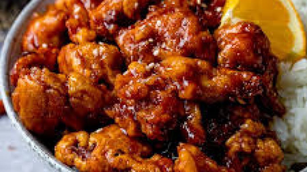 ⁣ORIGINAL ORANGE CHICKEN _ PANDA EXPRESS ORANGE CHICKEN MADE EASY _ ORANGE CHICKEN RECIPE