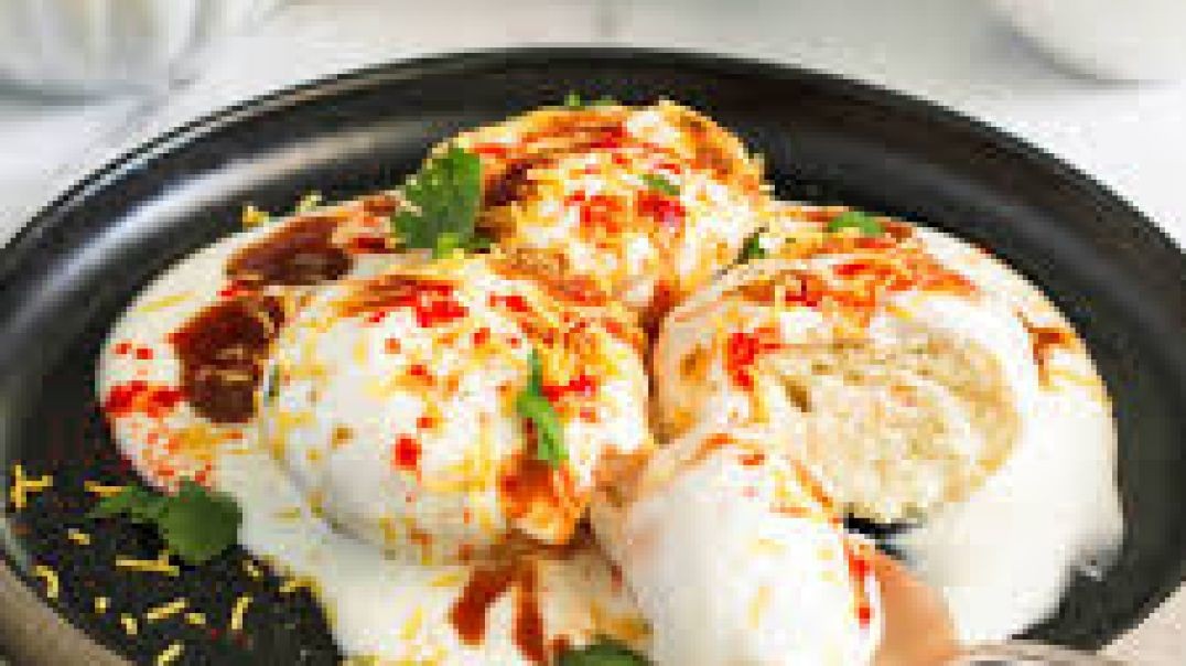 ⁣Tiny Dahi Vada Recipe _ Dahi Bhalla Vada Recipe _ Dahi Pakoda Recipe _ The Tiny Foods