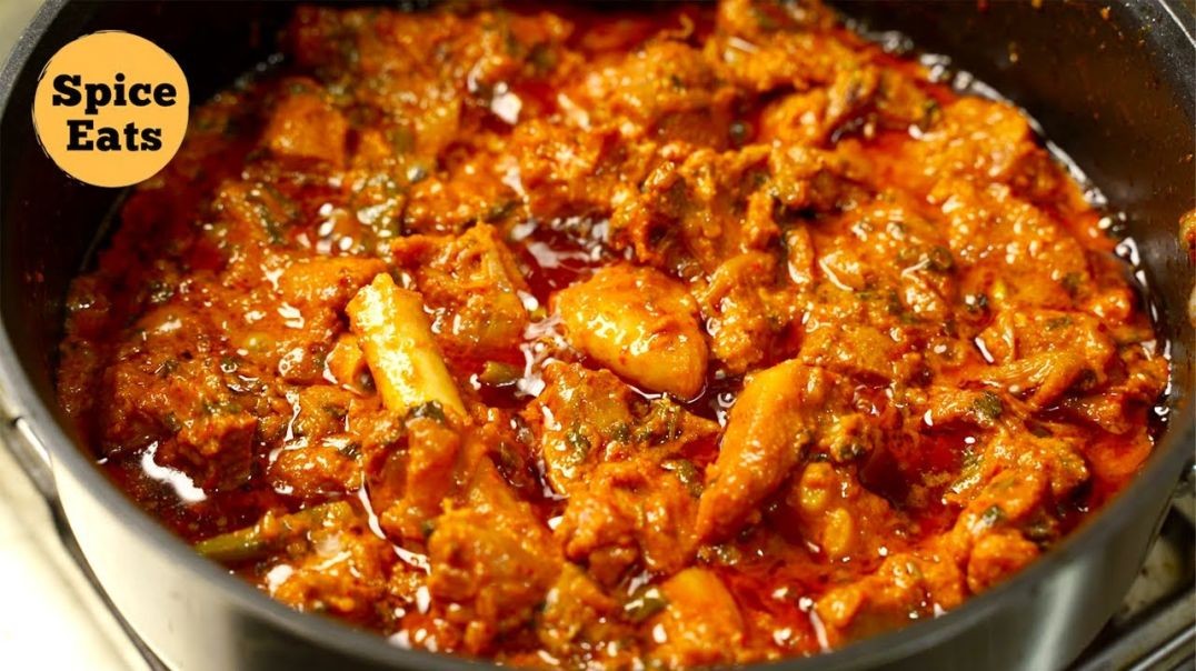 ⁣hyderabadi wedding style mutton