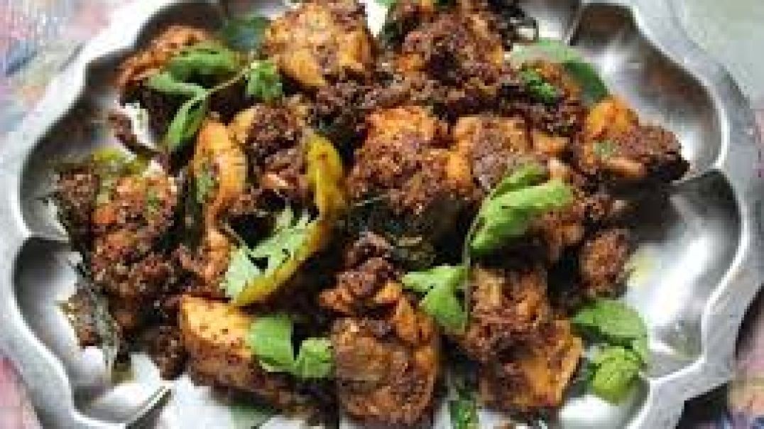 ⁣chettinad-chicken-fry-recipe-simple-and-spicy-chicken-fry-recipe-1080-ytshorts