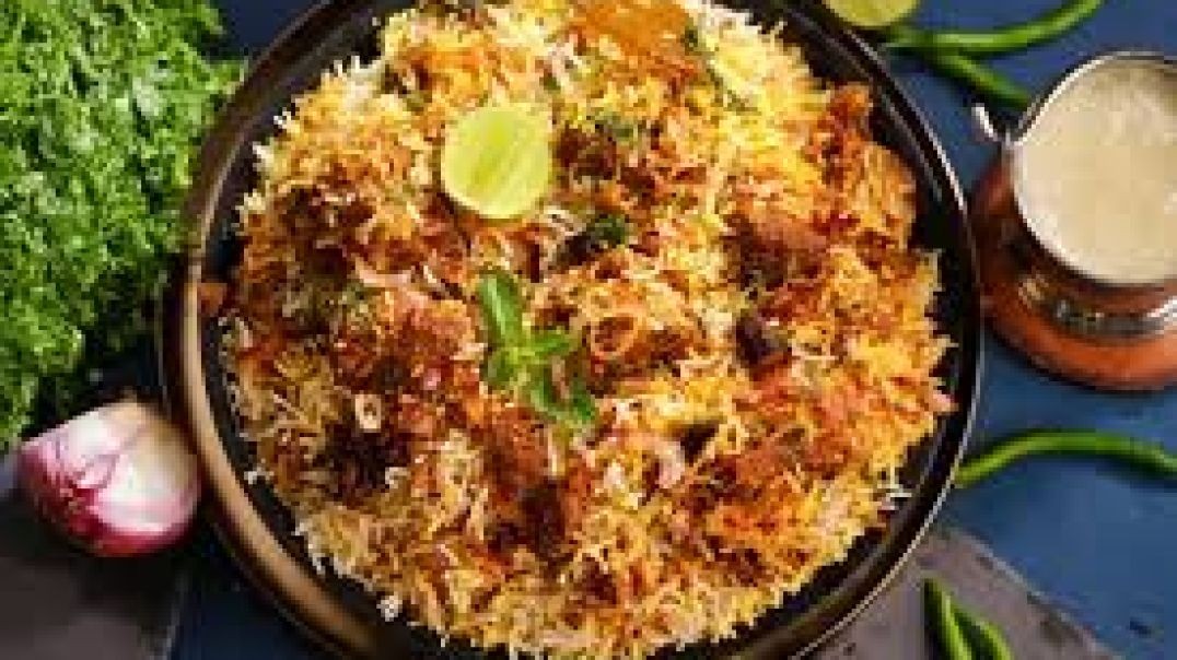 ⁣simple-hyderabadi-mutton-biryani
